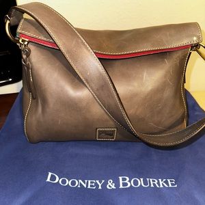 Dooney & Bourke Charcoal Laurel Hobo